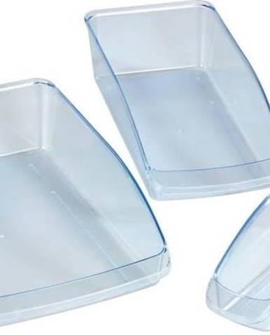 Sada 3 plastových organizérů do lednice Wenko Fridge