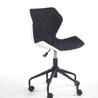 Halmar Dětská židle Matrix, bílá/černá