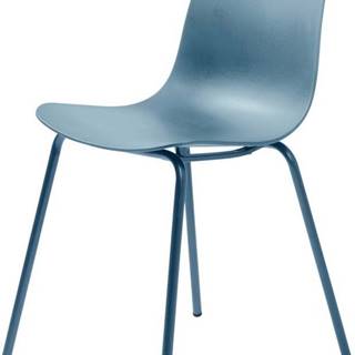 Sada 2 šedomodrých židlí Unique Furniture Whitby
