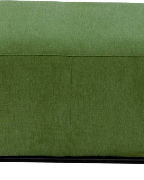 Tenzo Zelený puf Tenzo Harry, šířka 82 cm