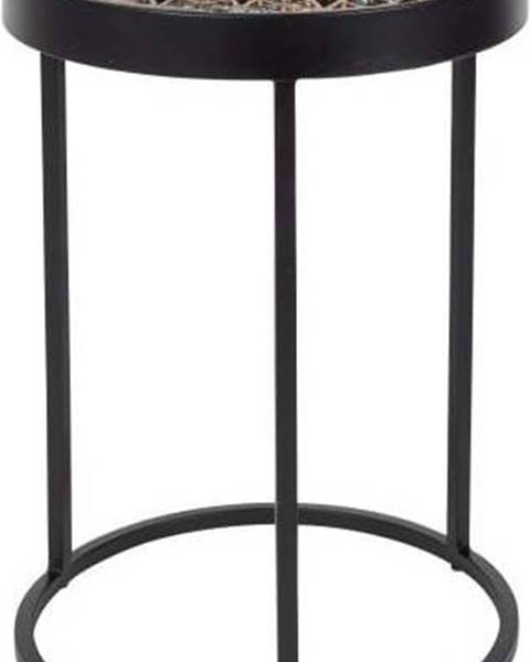 Kovový odkládací stolek Dutchbone Sari, ⌀ 33 cm