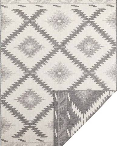 Šedo-krémový venkovní koberec NORTHRUGS Malibu, 230 x 160 cm