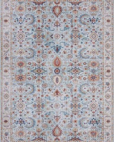 Modro-béžový koberec Nouristan Vivana, 200 x 290 cm