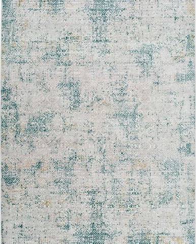 Šedo-modrý koberec Universal Babek, 133 x 195 cm