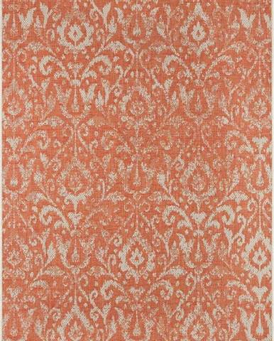 Oranžovo-béžový venkovní koberec Bougari Hatta, 200 x 290 cm