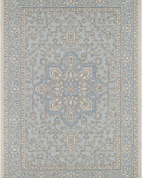 Bougari Modro-béžový venkovní koberec NORTHRUGS Anjara, 140 x 200 cm