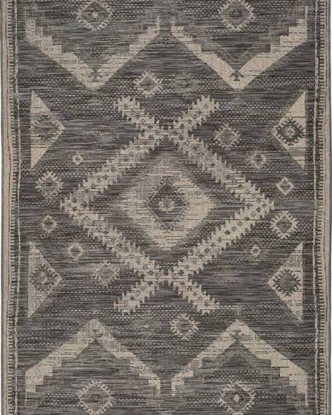 Universal Šedý venkovní koberec Universal Devi Ethnic, 160 x 230 cm
