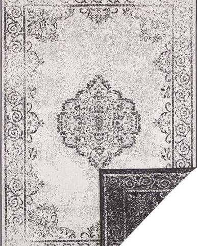 Černo-krémový venkovní koberec NORTHRUGS Cebu, 160 x 230 cm
