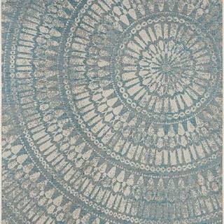 Šedomodrý venkovní koberec NORTHRUGS Amon, 140 x 200 cm