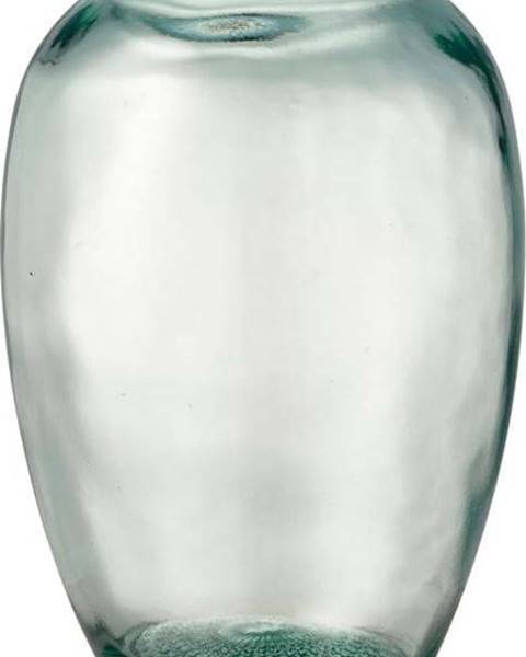 Bitz Zelená skleněná váza Bitz Kusintha, ø 17,5 cm