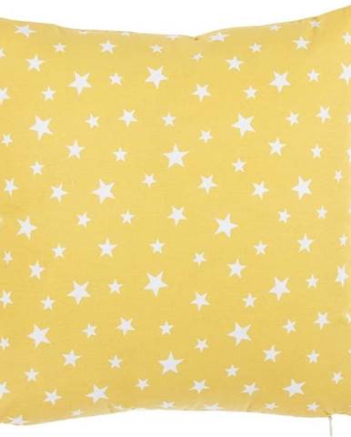 Žlutý bavlněný povlak na polštář Mike & Co. NEW YORK Rujo, 35 x 35 cm