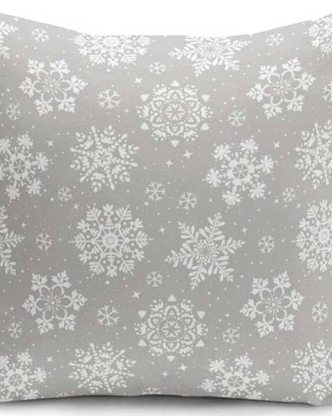 Minimalist Cushion Covers Vánoční povlak na polštář Minimalist Cushion Covers Snowflakes, 42 x 42 cm