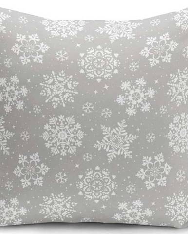 Vánoční povlak na polštář Minimalist Cushion Covers Snowflakes, 42 x 42 cm