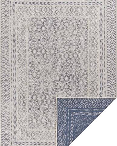 Modro-bílý venkovní koberec Ragami Berlin, 80 x 150 cm