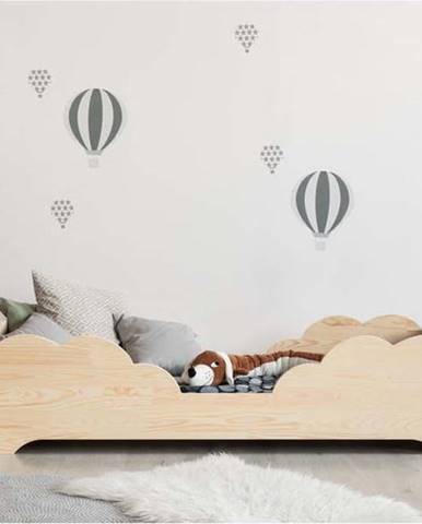 Dětská postel z borovicového dřeva Adeko BOX 10, 80 x 180 cm