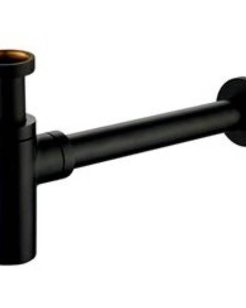 AKCES Umyvadlový lahvový sifon designový černý 22935