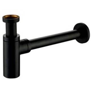 Umyvadlový lahvový sifon designový černý 22935
