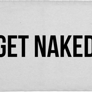 Bílá koupelnová předložka 60x40 cm Get Naked - Really Nice Things