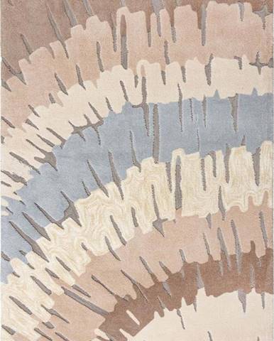 Hnědo-béžový koberec Flair Rugs Woodgrain, 120 x 170 cm