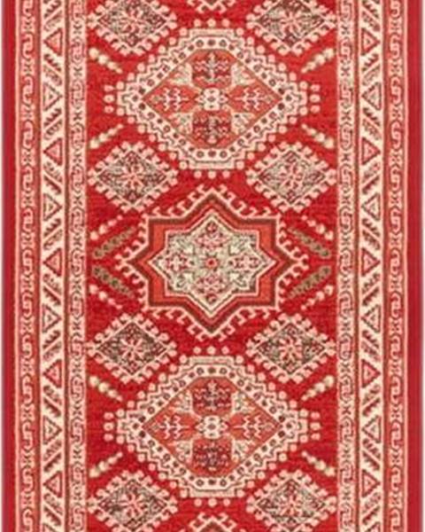 Nouristan Červený koberec Nouristan Saricha Belutsch, 80 x 250 cm