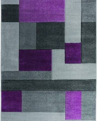 Šedo-fialový koberec Flair Rugs Cosmos, 80 x 150 cm