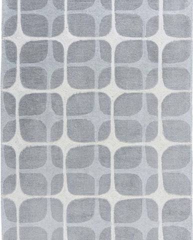 Šedý koberec Flair Rugs Mesh, 120 x 170 cm