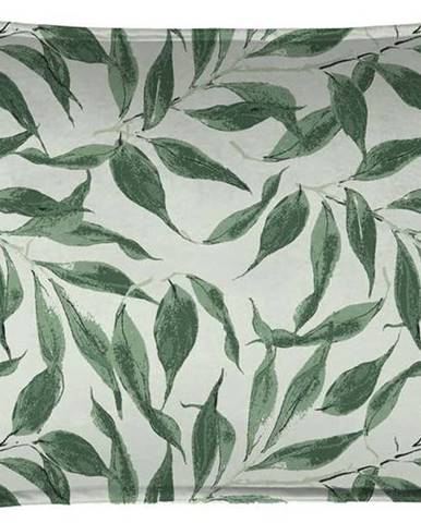 Zelený dekorativní polštář Velvet Atelier Sage Leaf, 50 x 35 cm