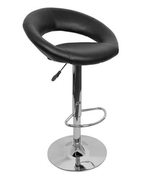 Möbelix Barová Židle Kreta Černá