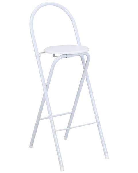 Möbelix Vysoká Skládací Židle Liane 2, Bílá