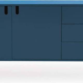 Petrolejově modrá komoda Tenzo Uno, šířka 171 cm