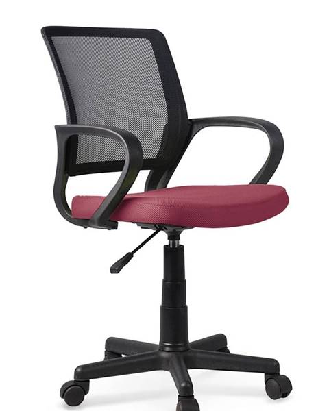 Smartshop Dětská kancelářská židle JOEL, růžovo-černá