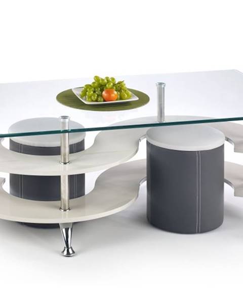 Smartshop Konferenční stolek NINA 5, šedý