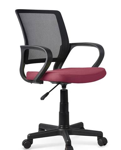 Dětská kancelářská židle JOEL, růžovo-černá