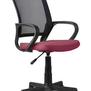 Dětská kancelářská židle JOEL, růžovo-černá