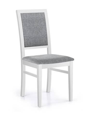 Jídelní židle SYLWEK 1, světle šedá/bílá