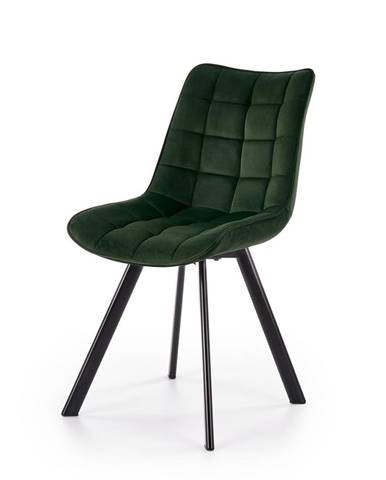 Jídelní židle K-332, tmavě zelená DM80404C