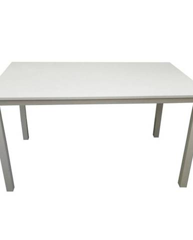 Jídelní stůl, bílá, 135 cm, ASTRO
