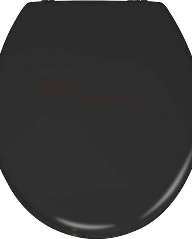 Matně černé WC sedátko Wenko Prima, 41 x 38 cm