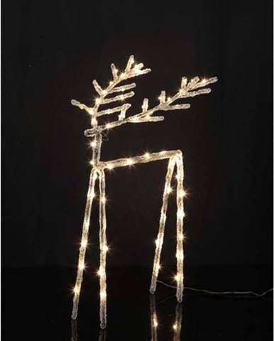 Svítící LED dekorace Star Trading Icy Deer, 40 cm
