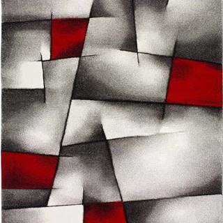Červeno-šedý koberec Universal Malmo, 120 x 170 cm
