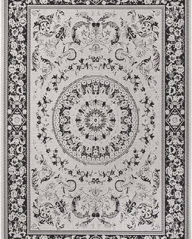 Černo-béžový venkovní koberec Ragami Prague, 160 x 230 cm