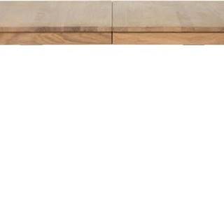 Rozkládací jídelní stůl ze dřeva bílého dubu Unique Furniture Amalfi, 160 x 90 cm