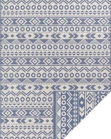 Modro-bílý venkovní koberec Ragami Roma, 80 x 150 cm
