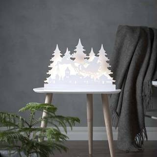 Bílá vánoční světelná LED dekorace Star Trading Grandy Reinders, délka 42 cm