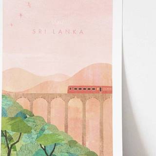 Plakát Travelposter Sri Lanka, A3