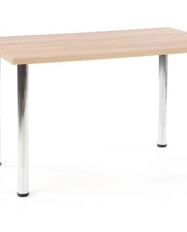 Jídelní stůl MODEX 120, dub sonoma/chrom