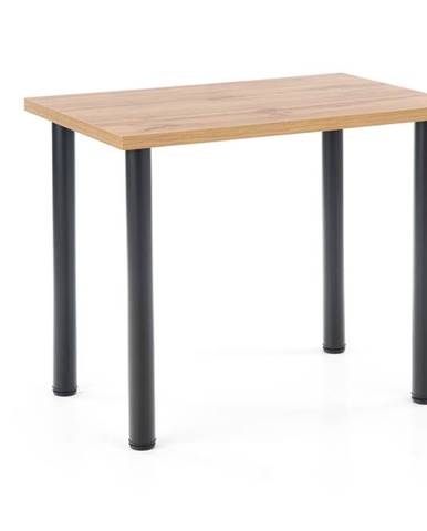 Jídelní stůl MODEX 2 90, dub wotan/černá