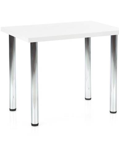 Jídelní stůl MODEX 90, bílá/chrom