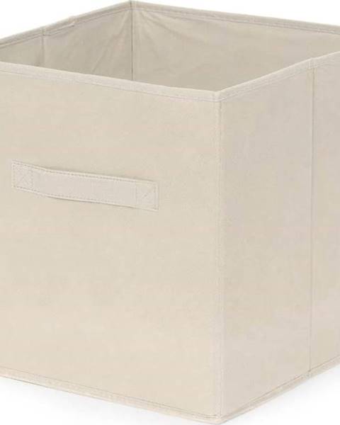 Compactor Krémový skládatelný úložný box Compactor Foldable Cardboard Box