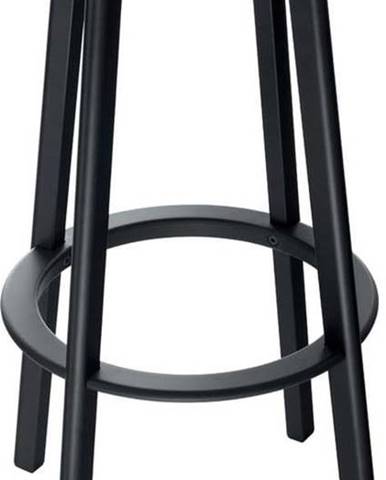Černá barová židle Magis Deja-vu, výška 66 cm